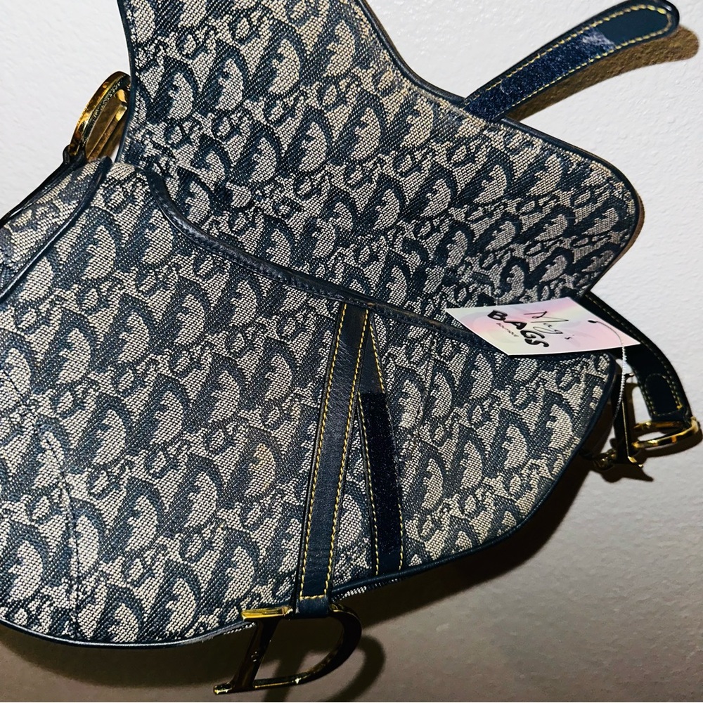 Dior: Trotter Saddle CD Shoulder Bag - Picture 12 of 16